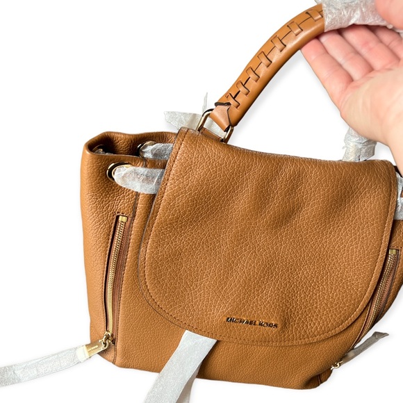 NWT Michael Kors Viv Acorn Convertible Leather Backpack, 30F6GVBB3L - Picture 3 of 12